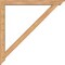 Ekena Millwork Traditional Traditional Smooth Bracket w/ Offset Brace, Western Red Cedar, 5 1/2"W x 48"D x 48"H BKT0604X48X48TRA01SWR - alternate 3